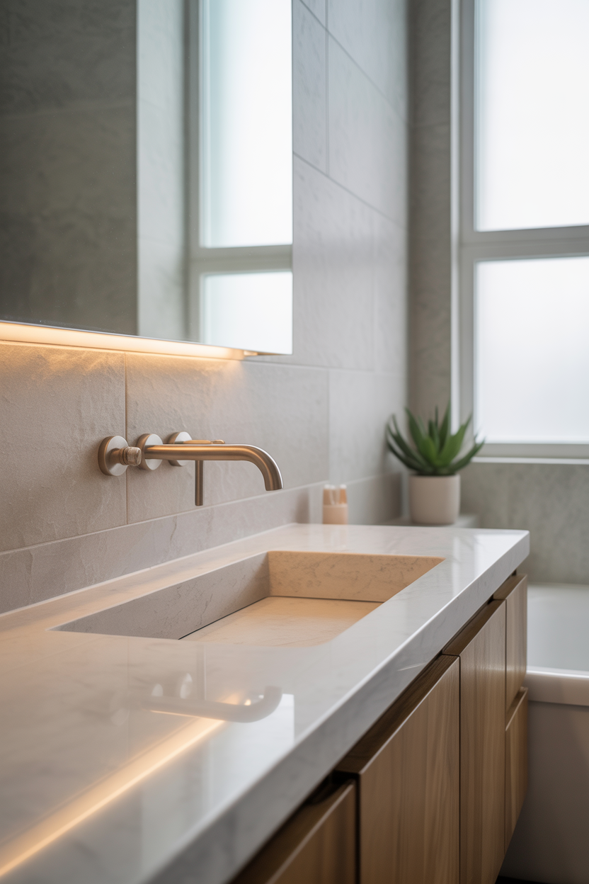 17 Modern Bathroom Ideas for a Clean, Calm Space