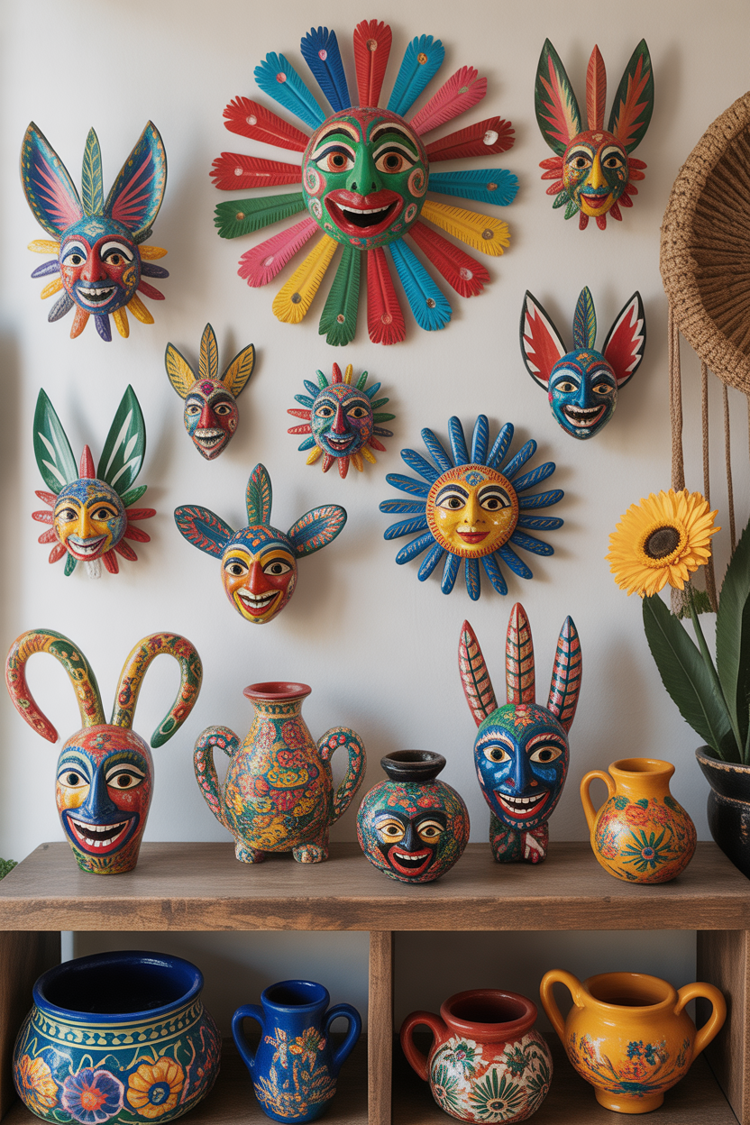 20 Colorful Rustic Mexican Home Decor Ideas That Feel Lively and Inviting