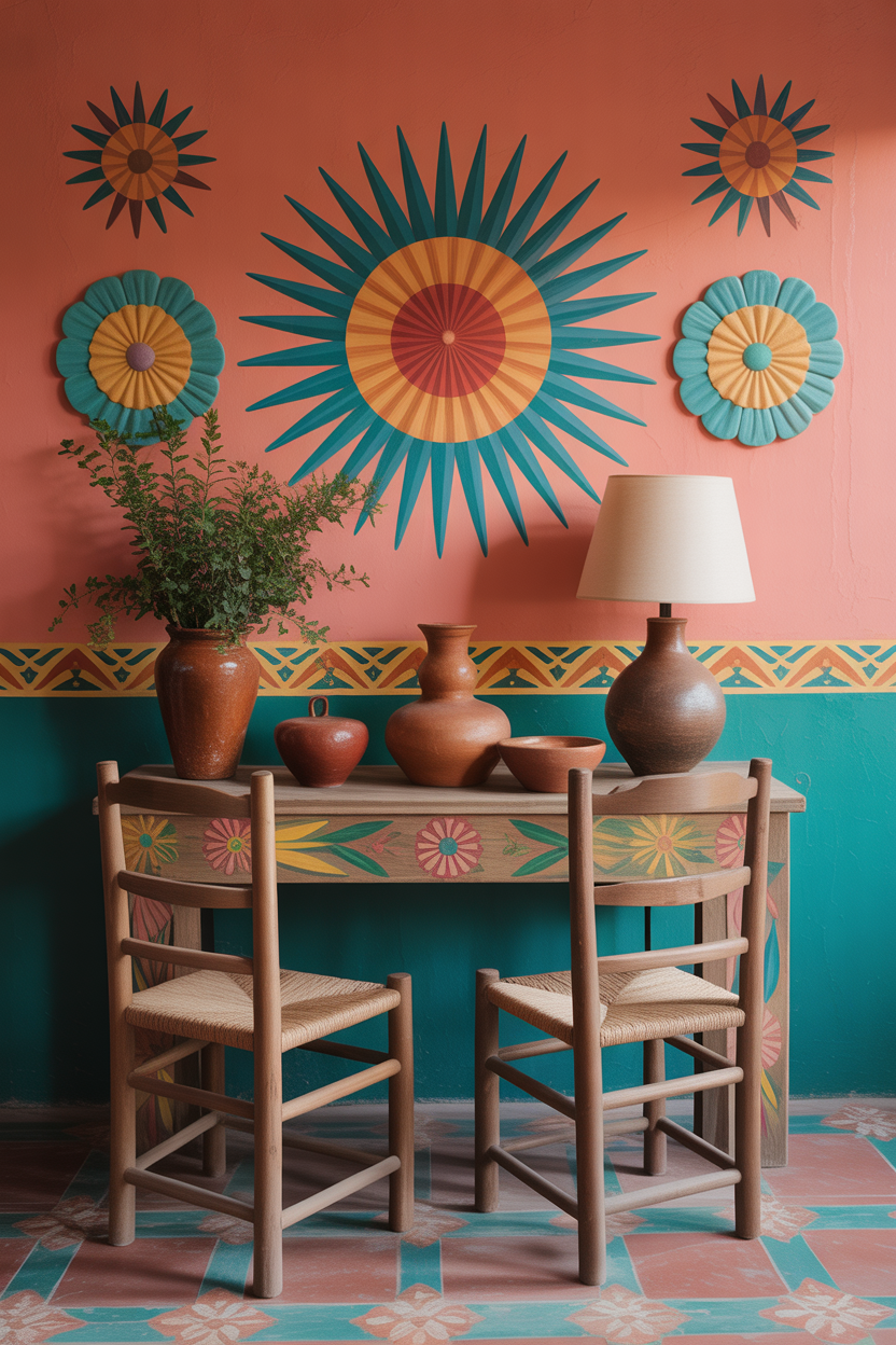 20 Colorful Rustic Mexican Home Decor Ideas That Feel Lively and Inviting