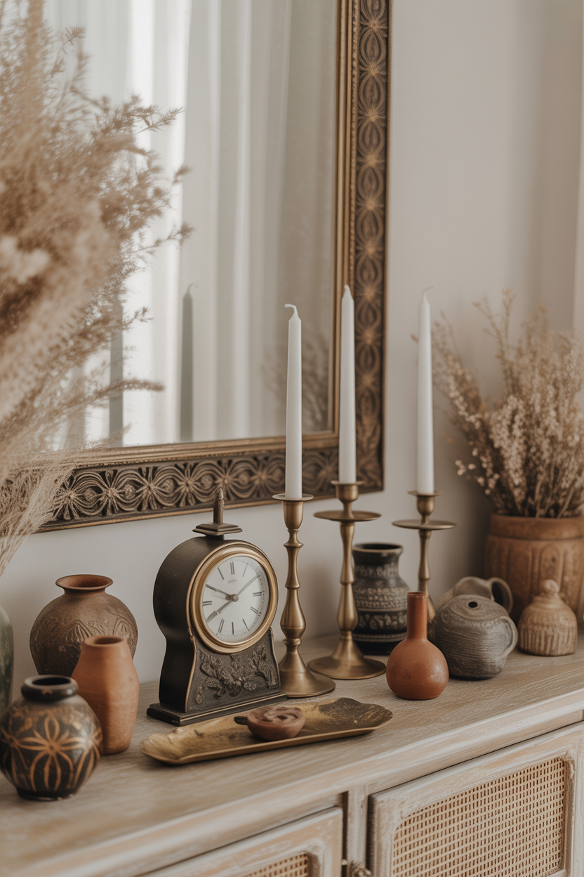 14 Boho Console Table Corner With Relaxed Eclectic Energy