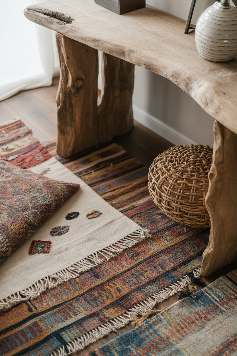 14 Boho Console Table Corner With Relaxed Eclectic Energy