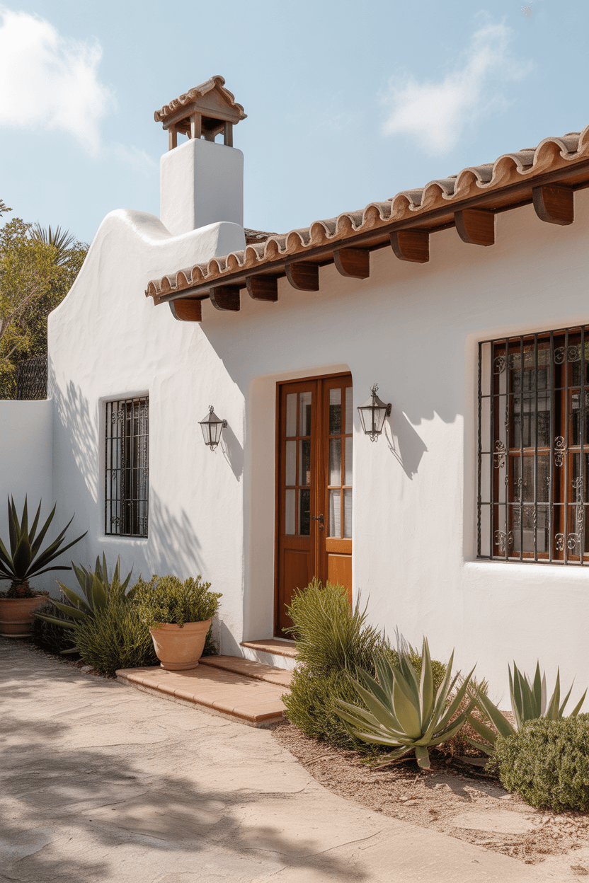 24 Gorgeous Hacienda Style Home Facade Ideas to Inspire Your Exterior