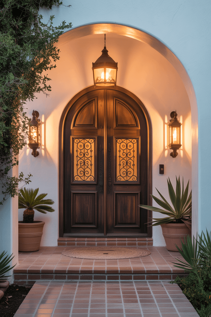 24 Gorgeous Hacienda Style Entryways You’ll Want to Copy