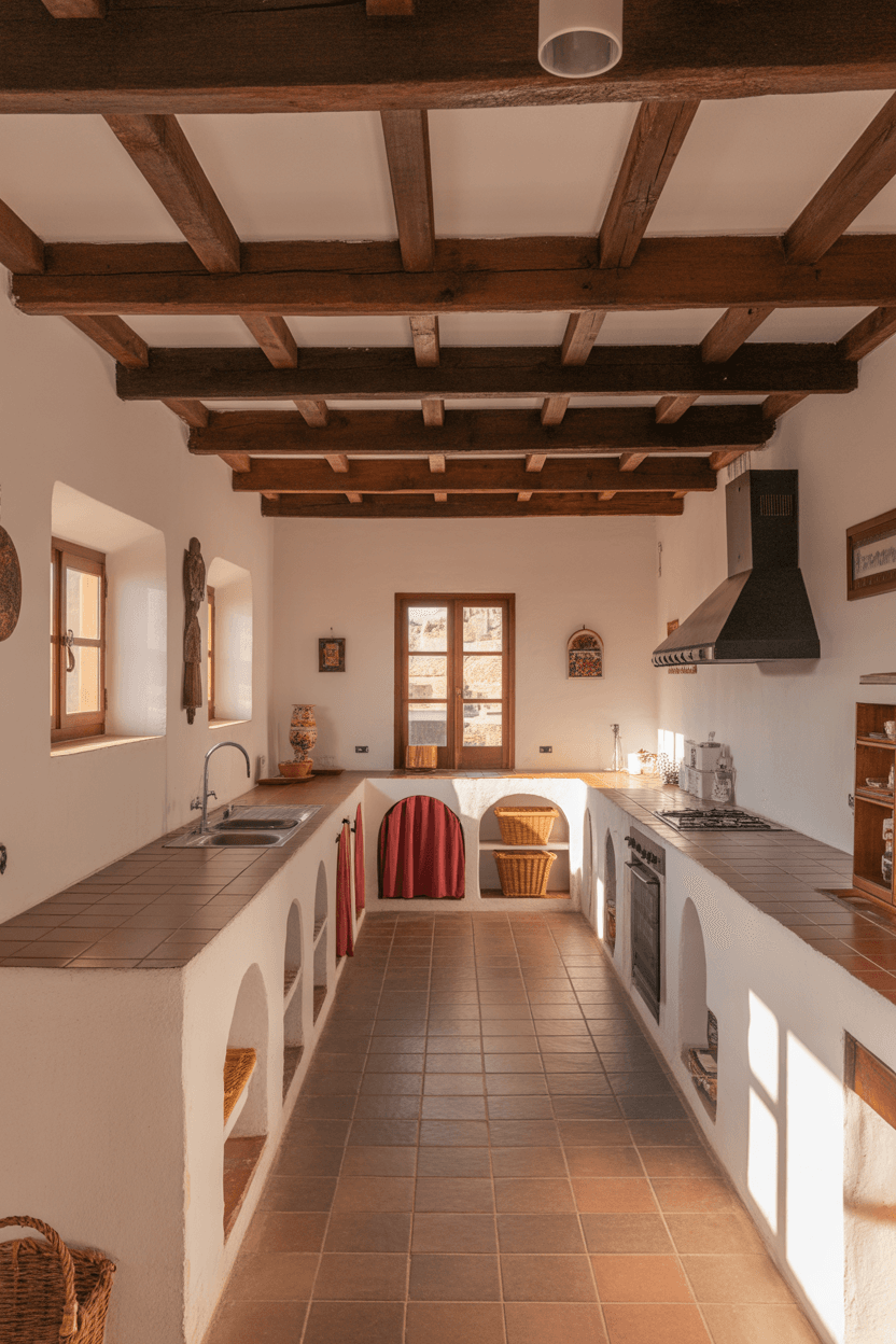 24 Rustic Kitchen Ideas with a Hacienda Style Home Twist