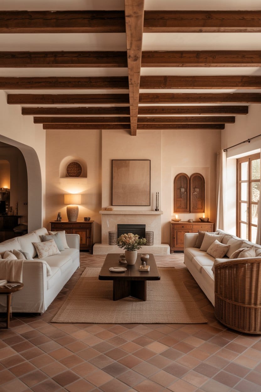 24 Warm Hacienda Style Living Room Ideas for Cozy and Timeless Décor
