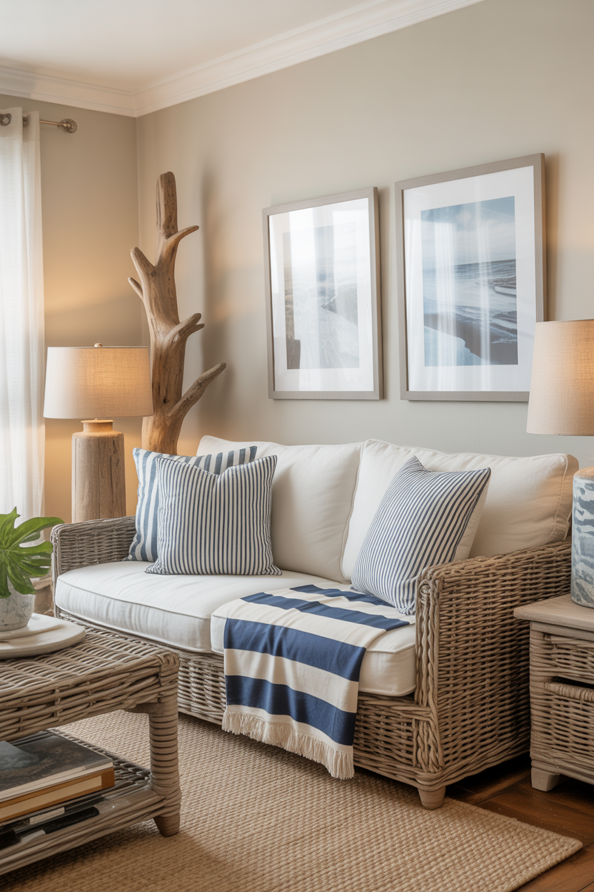 22 Modern Neutral and Blue Living Room Makeover Inspirations