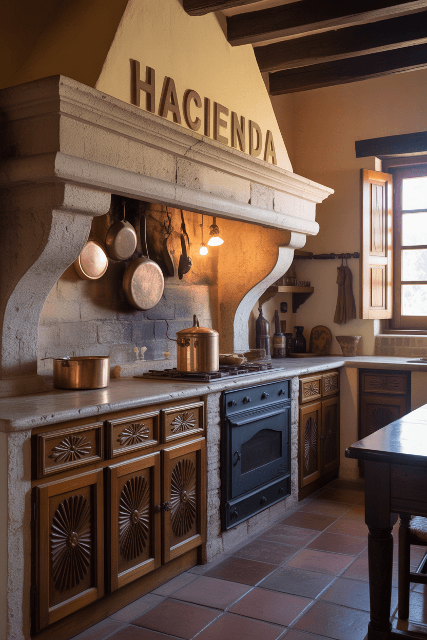 24 Rustic Kitchen Ideas with a Hacienda Style Home Twist