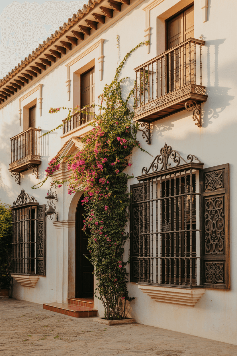 24 Gorgeous Hacienda Style Home Facade Ideas to Inspire Your Exterior
