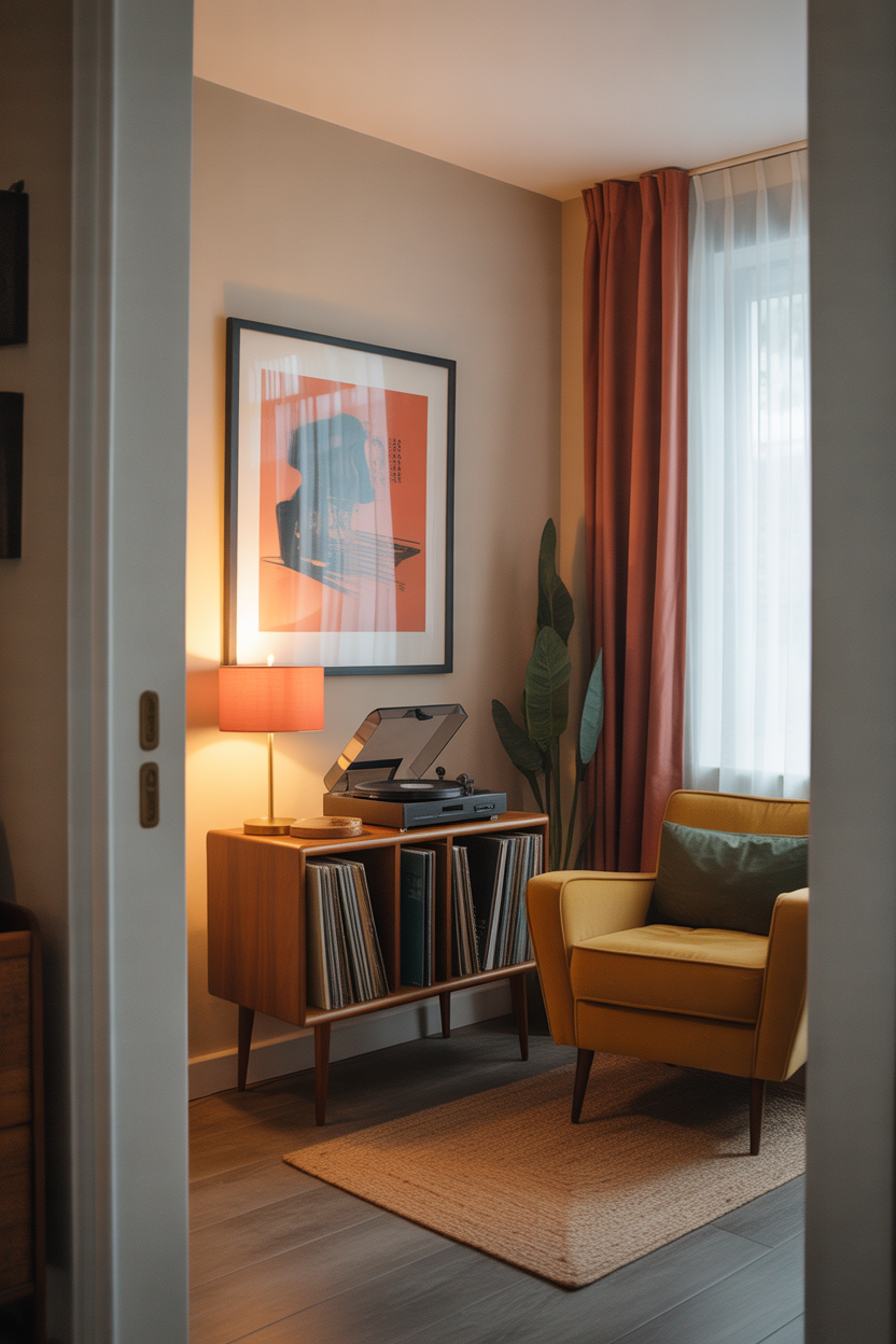 17 Retro Small Space Living Room Ideas That Feel Like Groovy Fun