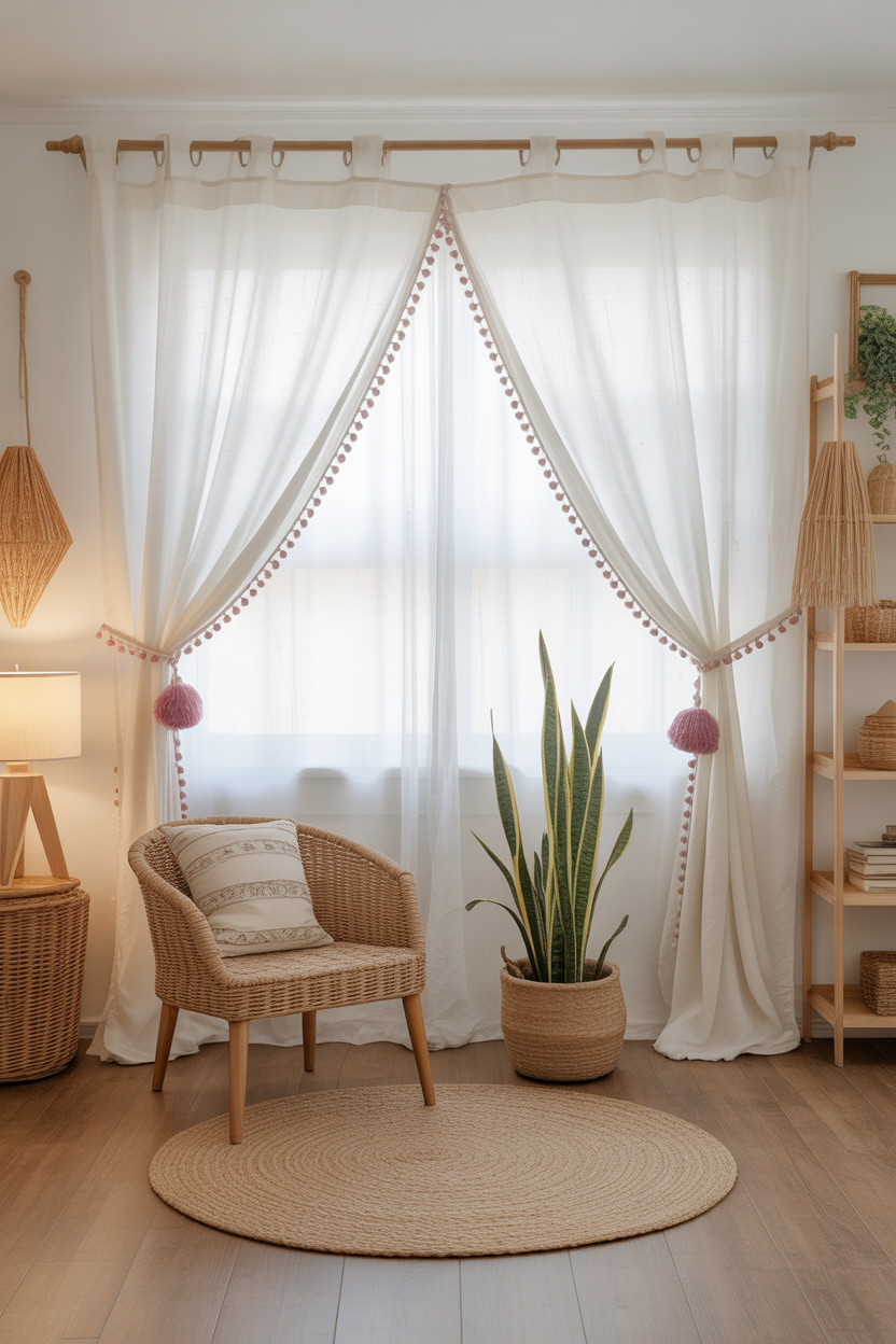 18 Soft Living Room Curtains Ideas That Bring Soft Luxury & Romance to Your Living Room
