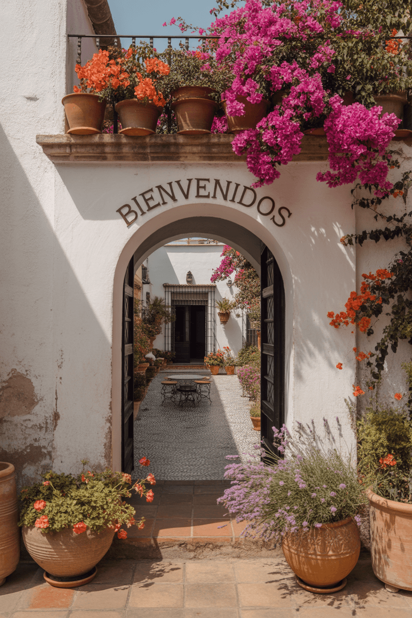 24 Gorgeous Hacienda Style Entryways You’ll Want to Copy
