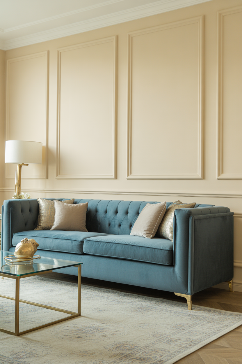 22 Modern Neutral and Blue Living Room Makeover Inspirations