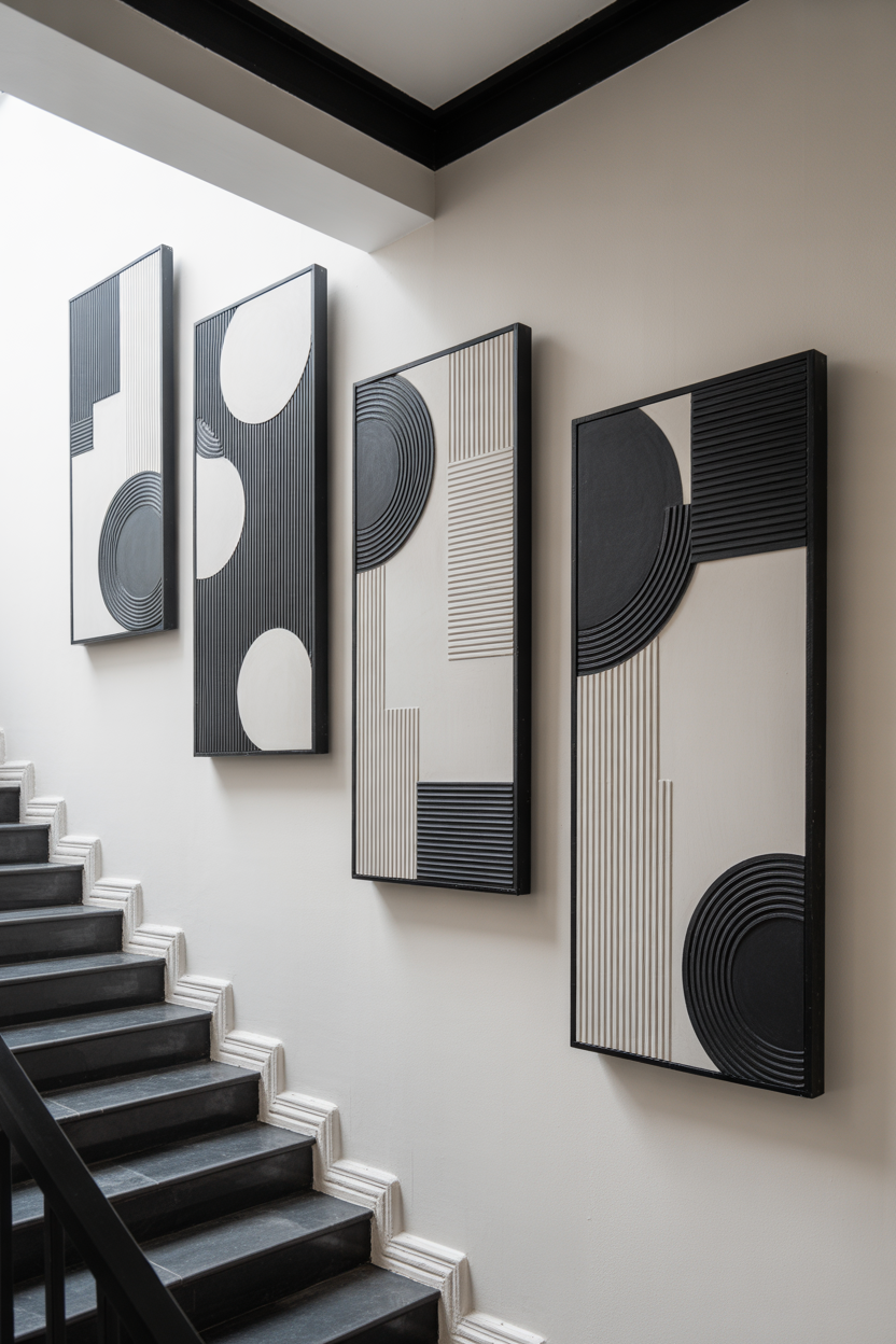 22 Creative Staircase Wall Decor Ideas to Enhance Your Home
