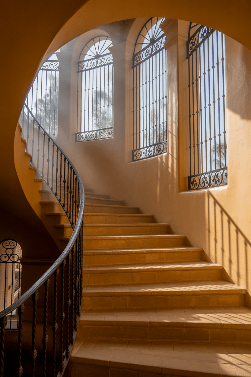 24 Hacienda Style Staircase Designs to Transform Your Home with Spanish Elegance