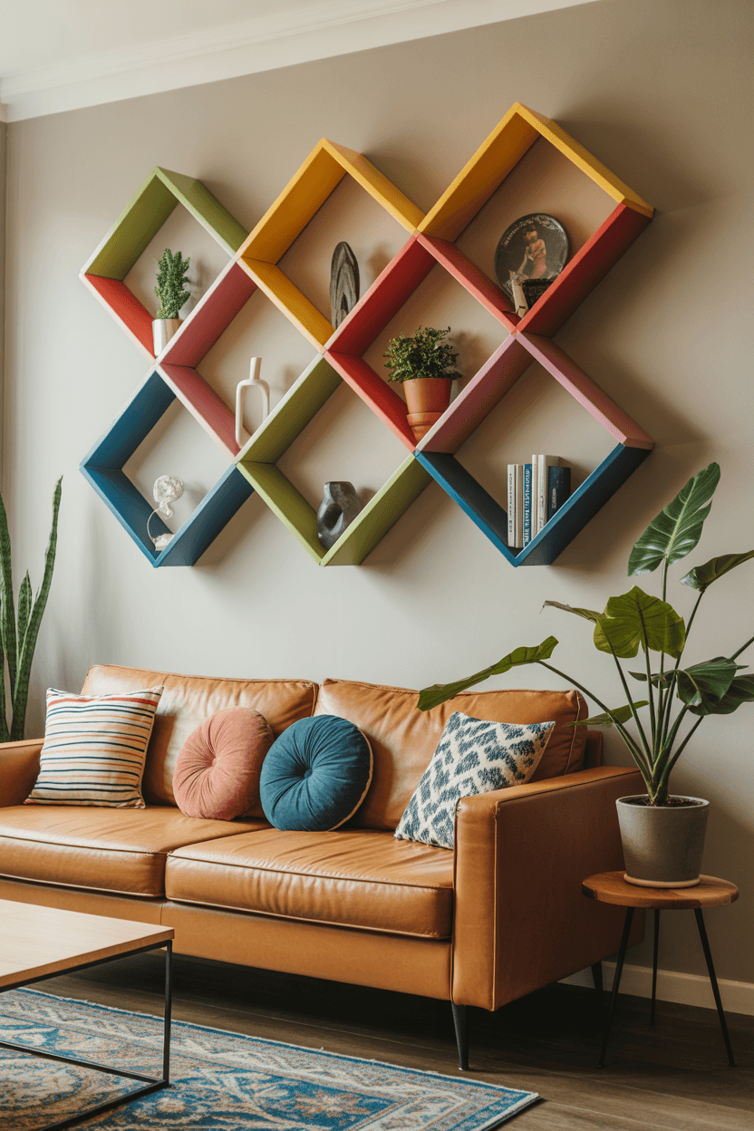 20 Funky Living Room Ideas to Make Your Space Pop