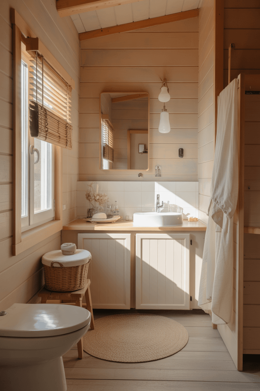 22 Cozy Small Cabin Bathroom Ideas to Maximize Space and Style