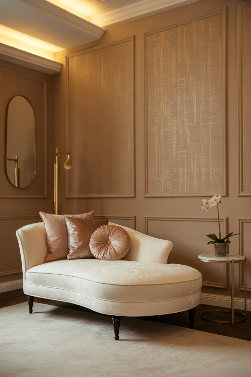 20 Soft Living Room Wallpaper Ideas That Feels Light and Lovely