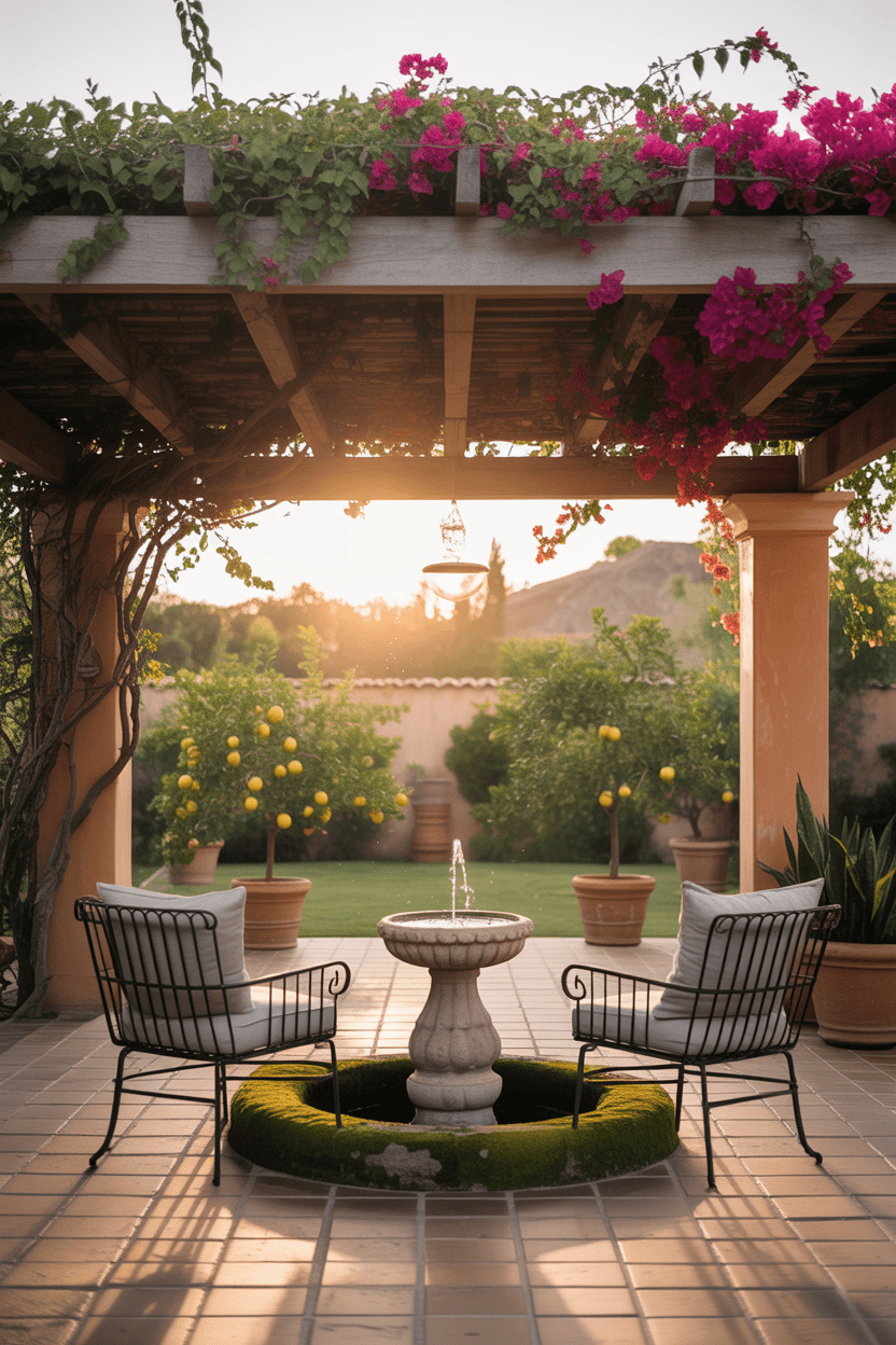 24 Dreamy Patio Ideas to Create a Hacienda Style Outdoor Escape