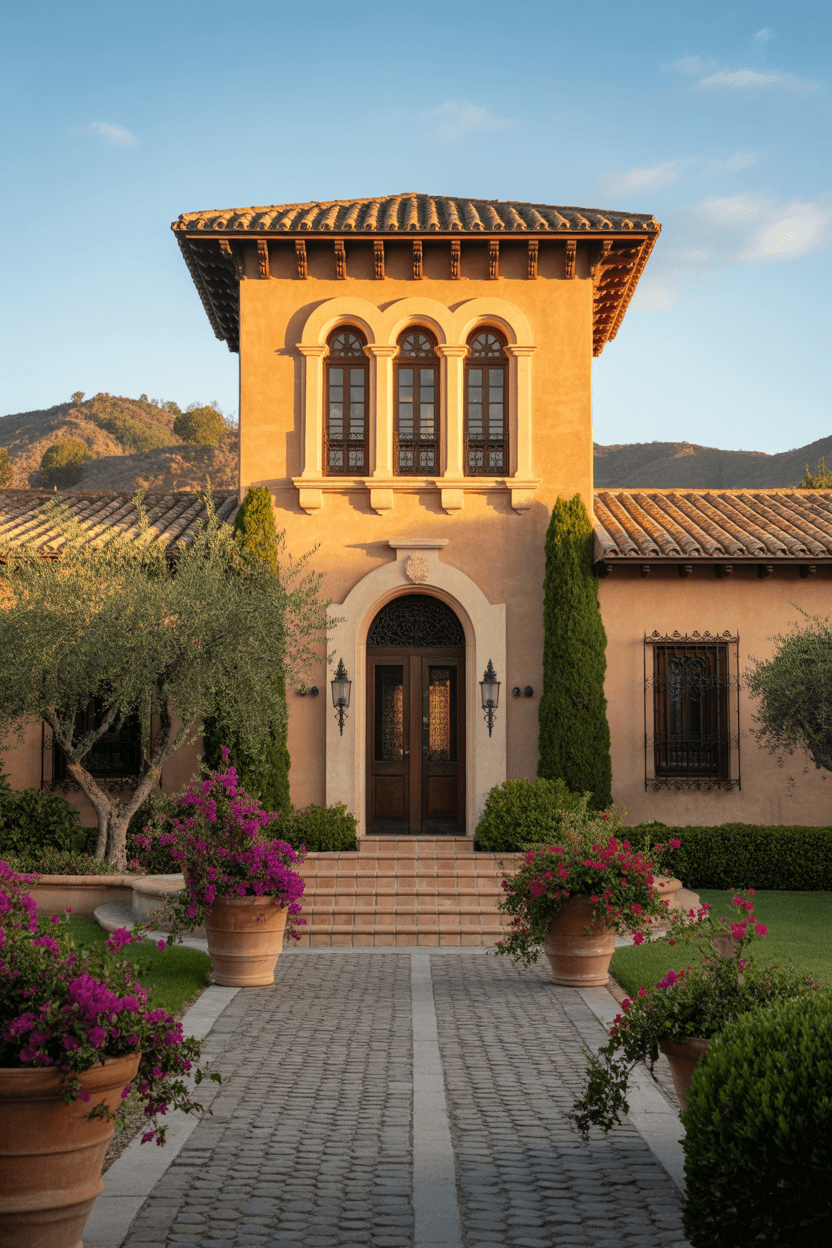 24 Gorgeous Hacienda Style Home Facade Ideas to Inspire Your Exterior