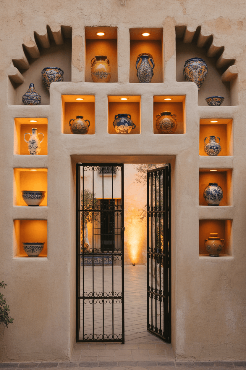 24 Gorgeous Hacienda Style Entryways You’ll Want to Copy
