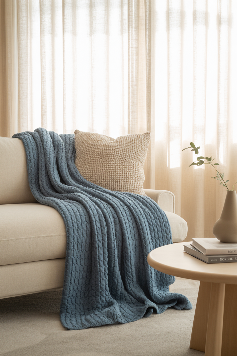 22 Modern Neutral and Blue Living Room Makeover Inspirations