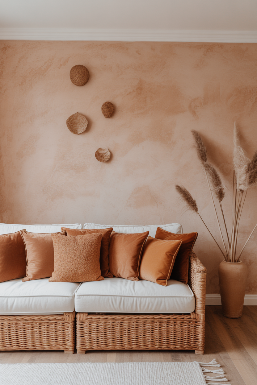 20 Soft Living Room Wallpaper Ideas That Feels Light and Lovely