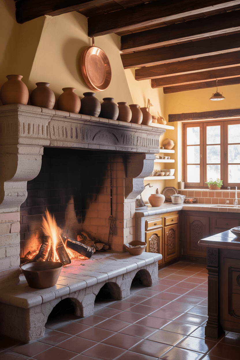 24 Rustic Kitchen Ideas with a Hacienda Style Home Twist