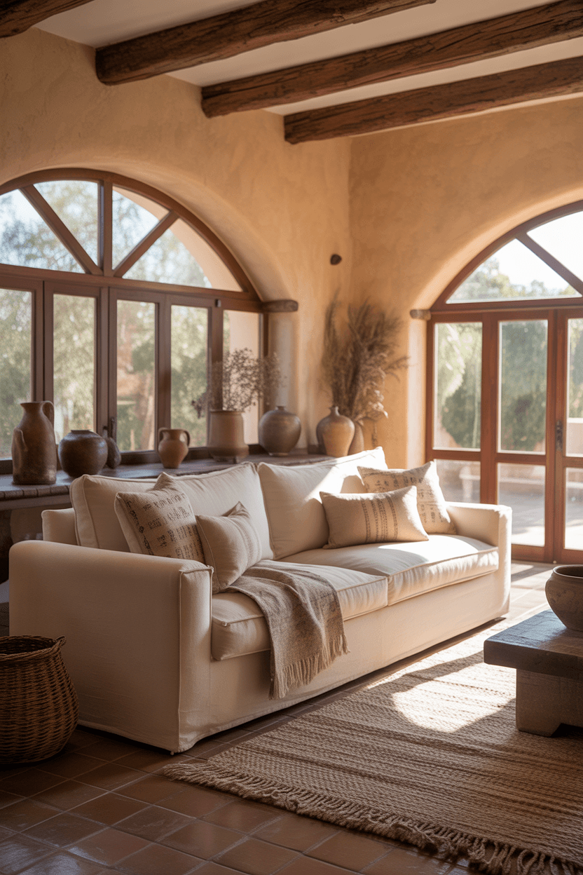 24 Warm Hacienda Style Living Room Ideas for Cozy and Timeless Décor