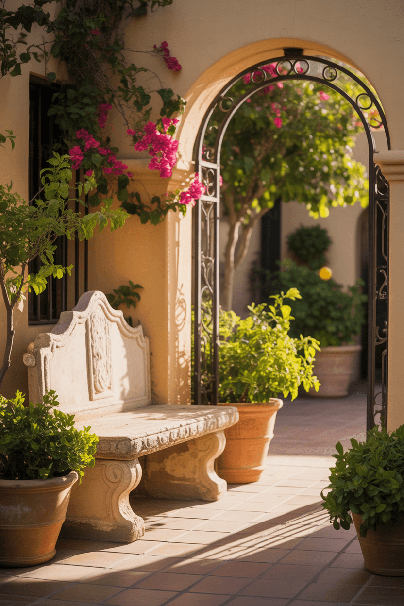 24 Gorgeous Hacienda Style Entryways You’ll Want to Copy