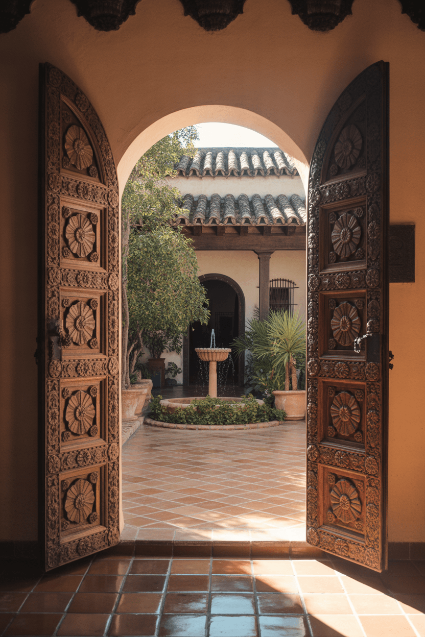 24 Hacienda Style Courtyard Ideas to Transform Your Outdoor Space