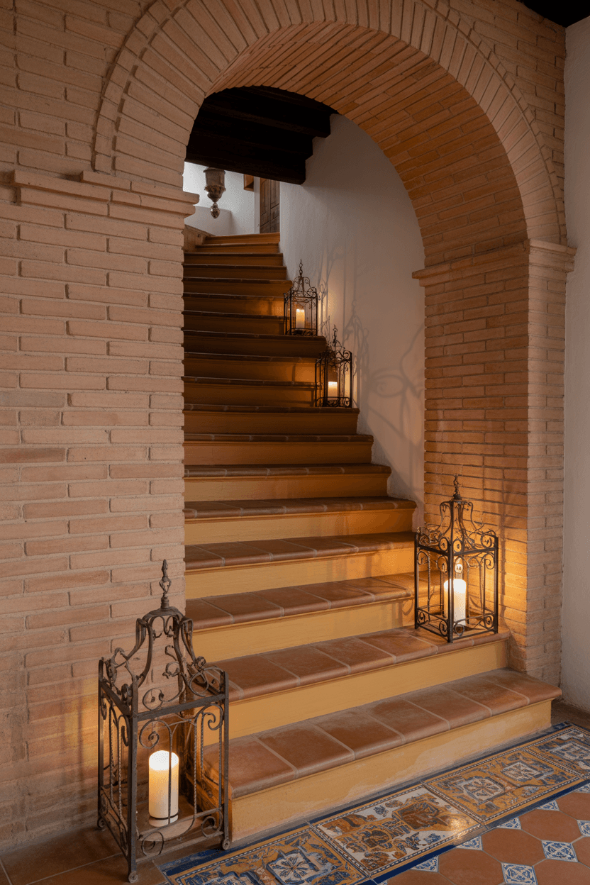 24 Hacienda Style Staircase Designs to Transform Your Home with Spanish Elegance