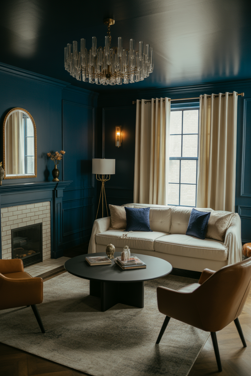 22 Modern Neutral and Blue Living Room Makeover Inspirations