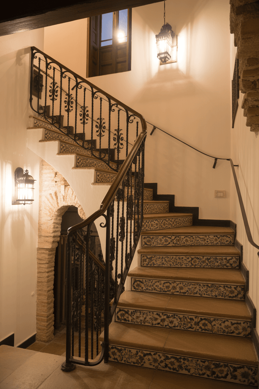 24 Hacienda Style Staircase Designs to Transform Your Home with Spanish Elegance