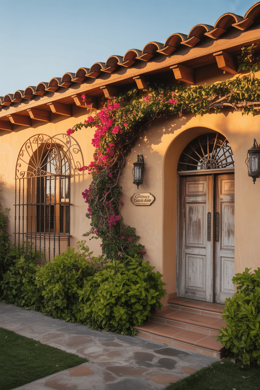 24 Gorgeous Hacienda Style Home Facade Ideas to Inspire Your Exterior