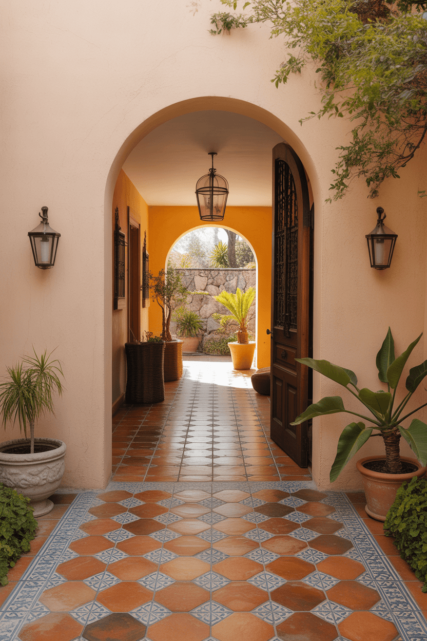 24 Gorgeous Hacienda Style Entryways You’ll Want to Copy
