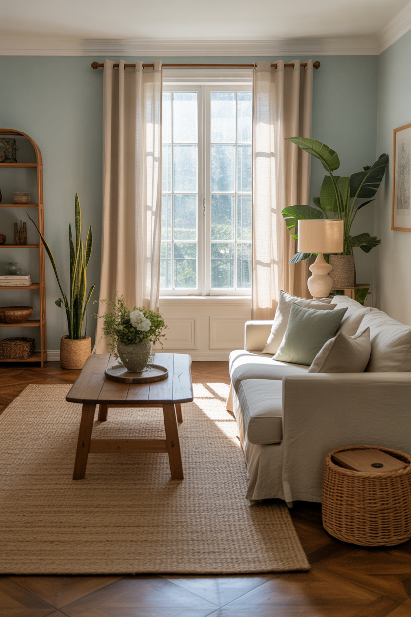 22 Modern Neutral and Blue Living Room Makeover Inspirations