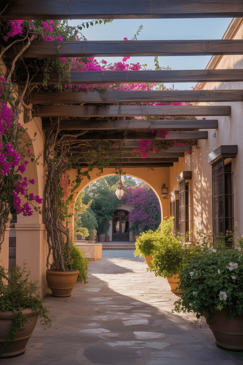 24 Gorgeous Hacienda Style Entryways You’ll Want to Copy