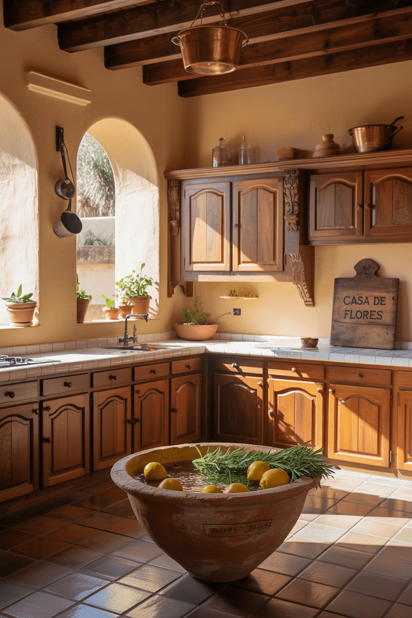 25 Stunning Spanish Style Kitchen Ideas for Warm & Timeless Charm