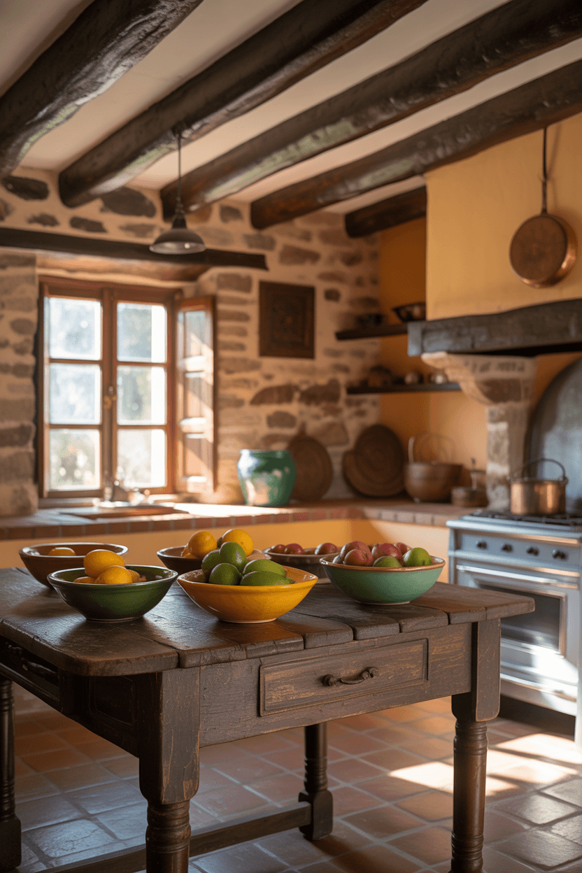 24 Rustic Kitchen Ideas with a Hacienda Style Home Twist