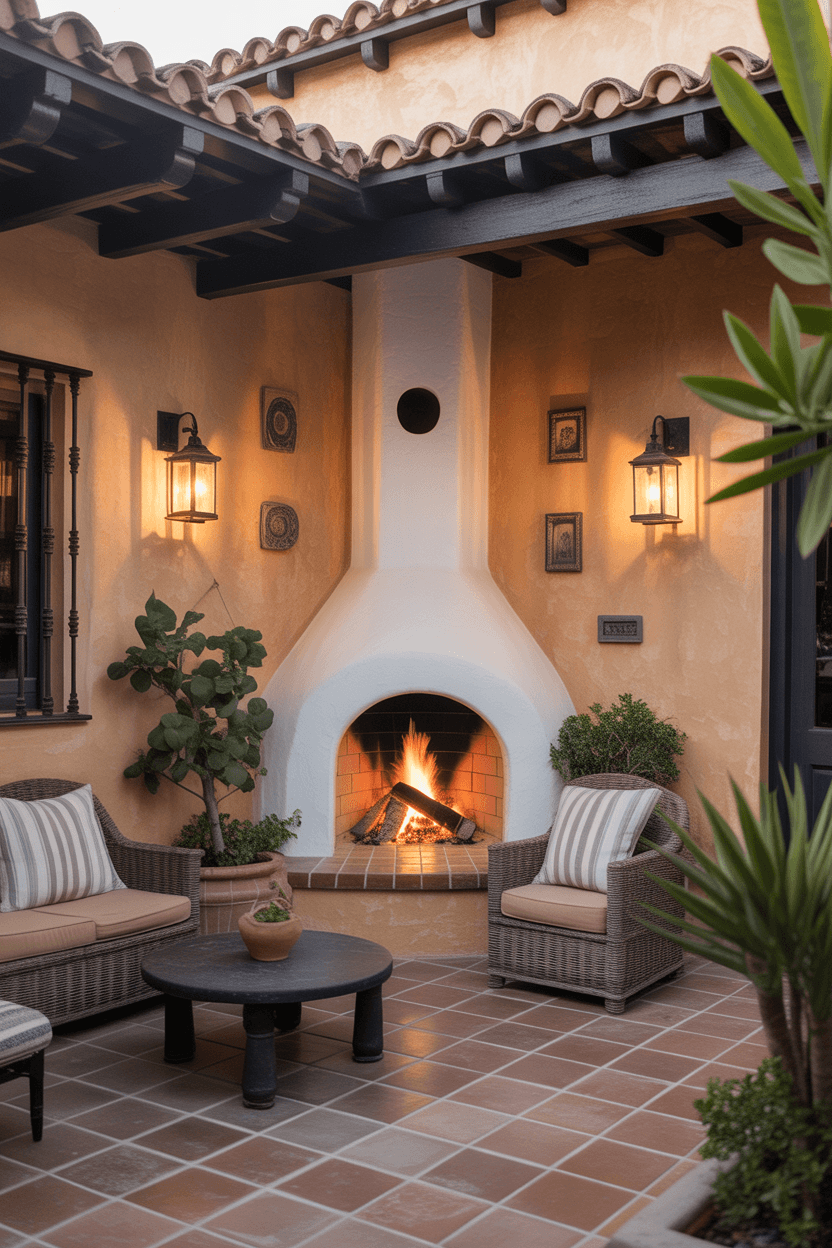 24 Hacienda Style Courtyard Ideas to Transform Your Outdoor Space