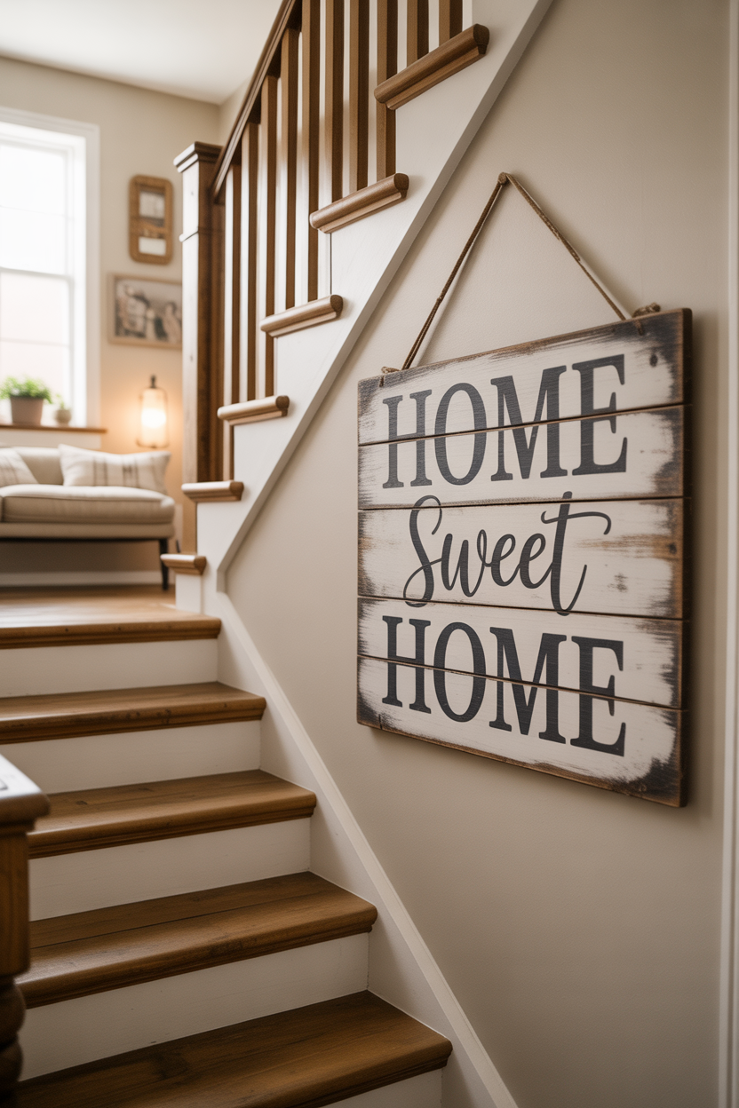 22 Creative Staircase Wall Decor Ideas to Enhance Your Home