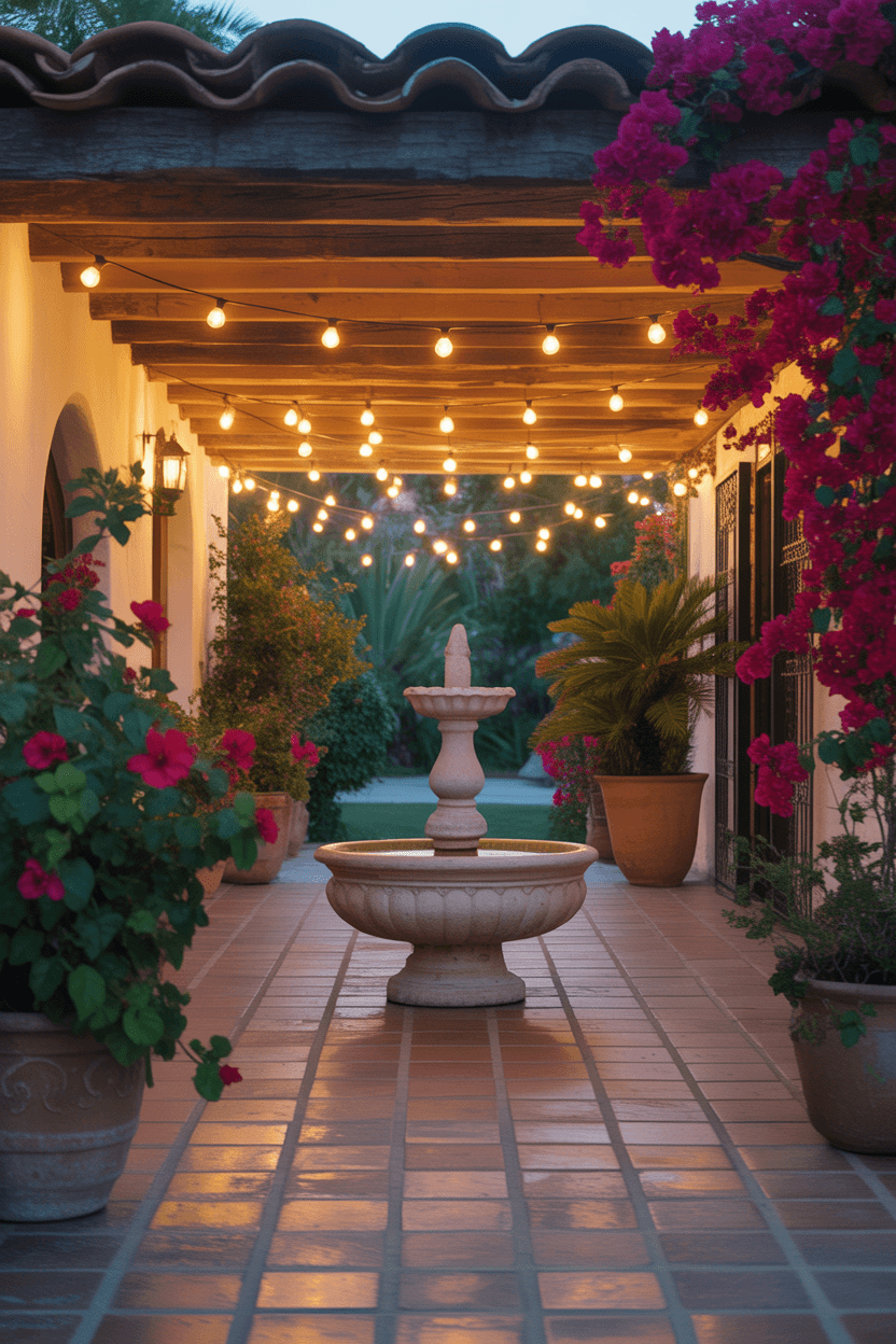24 Dreamy Patio Ideas to Create a Hacienda Style Outdoor Escape