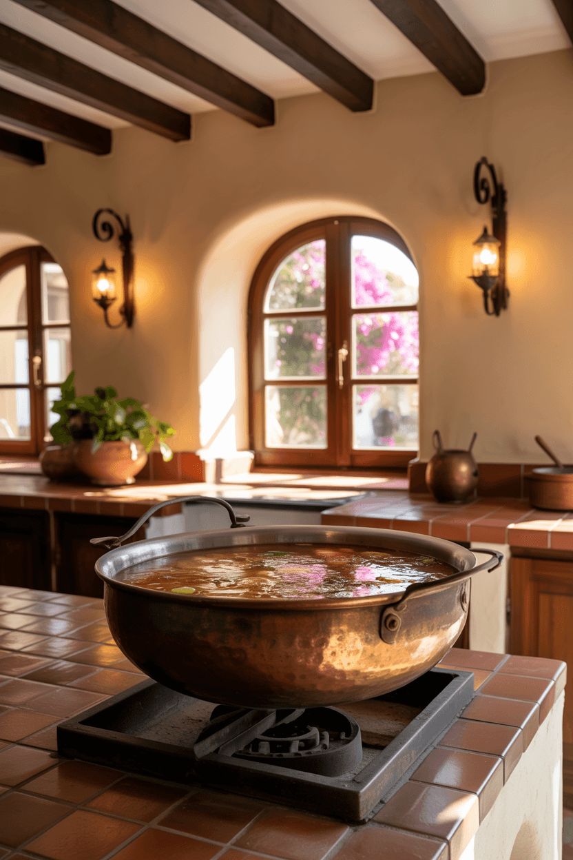 25 Stunning Spanish Style Kitchen Ideas for Warm & Timeless Charm