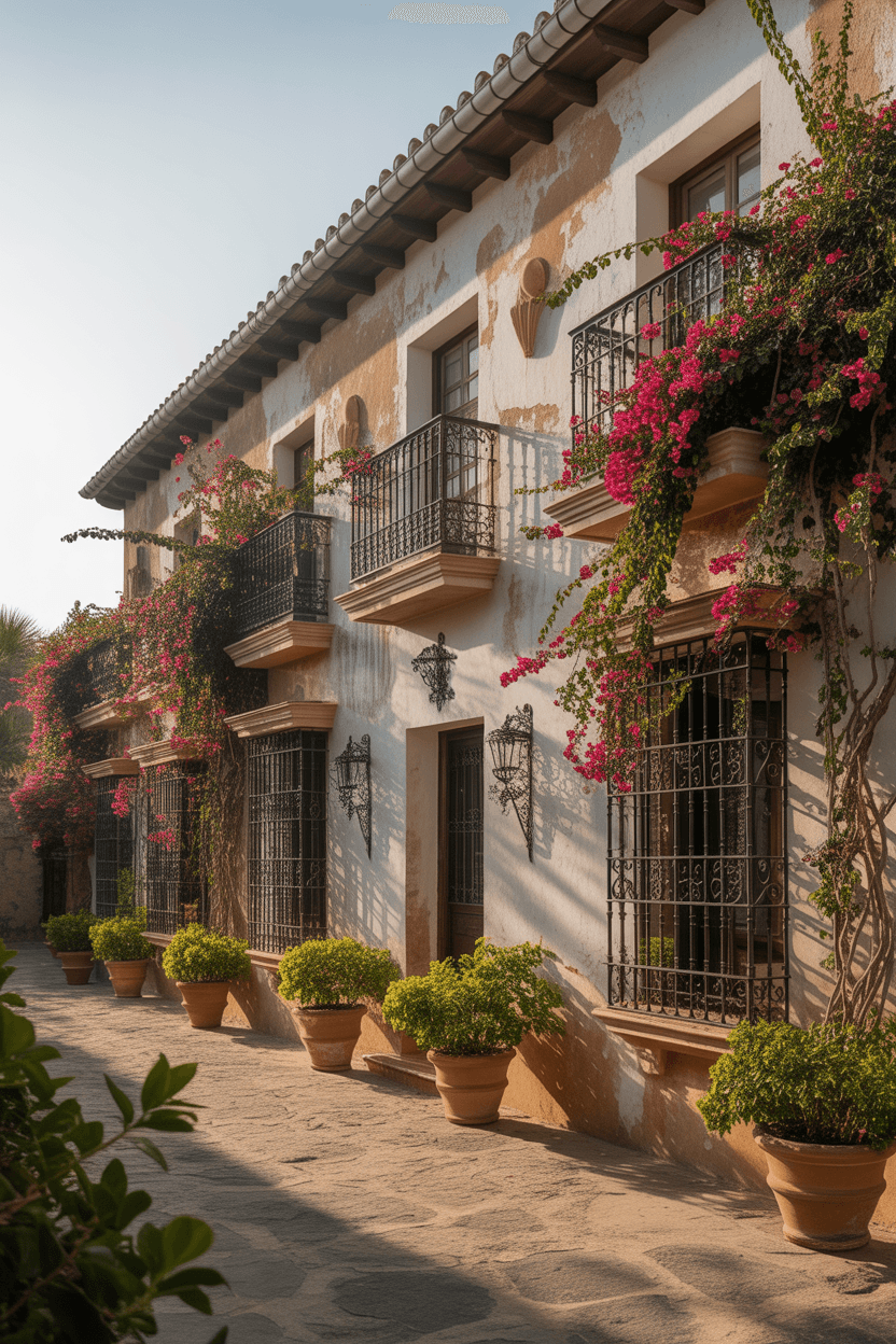 24 Gorgeous Hacienda Style Home Facade Ideas to Inspire Your Exterior
