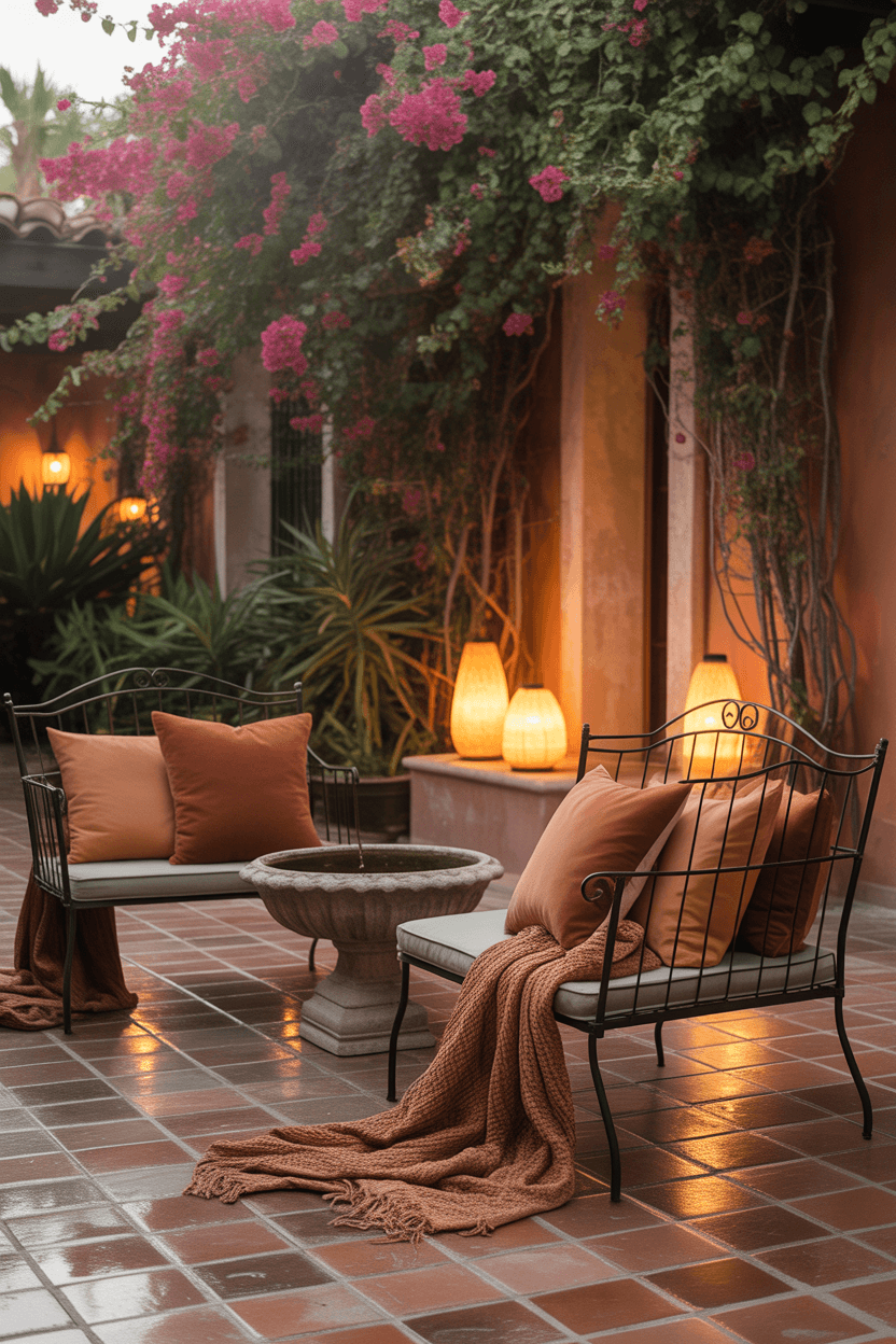 24 Dreamy Patio Ideas to Create a Hacienda Style Outdoor Escape