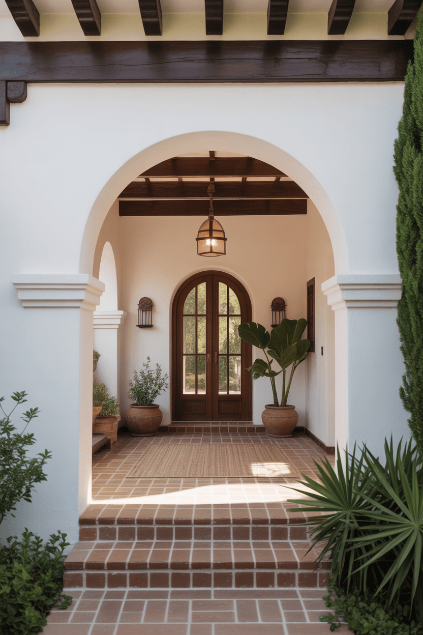 24 Gorgeous Hacienda Style Entryways You’ll Want to Copy