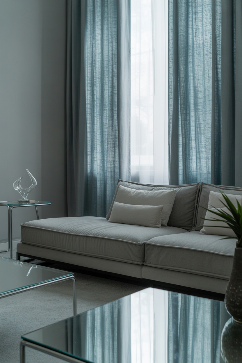 22 Modern Neutral and Blue Living Room Makeover Inspirations