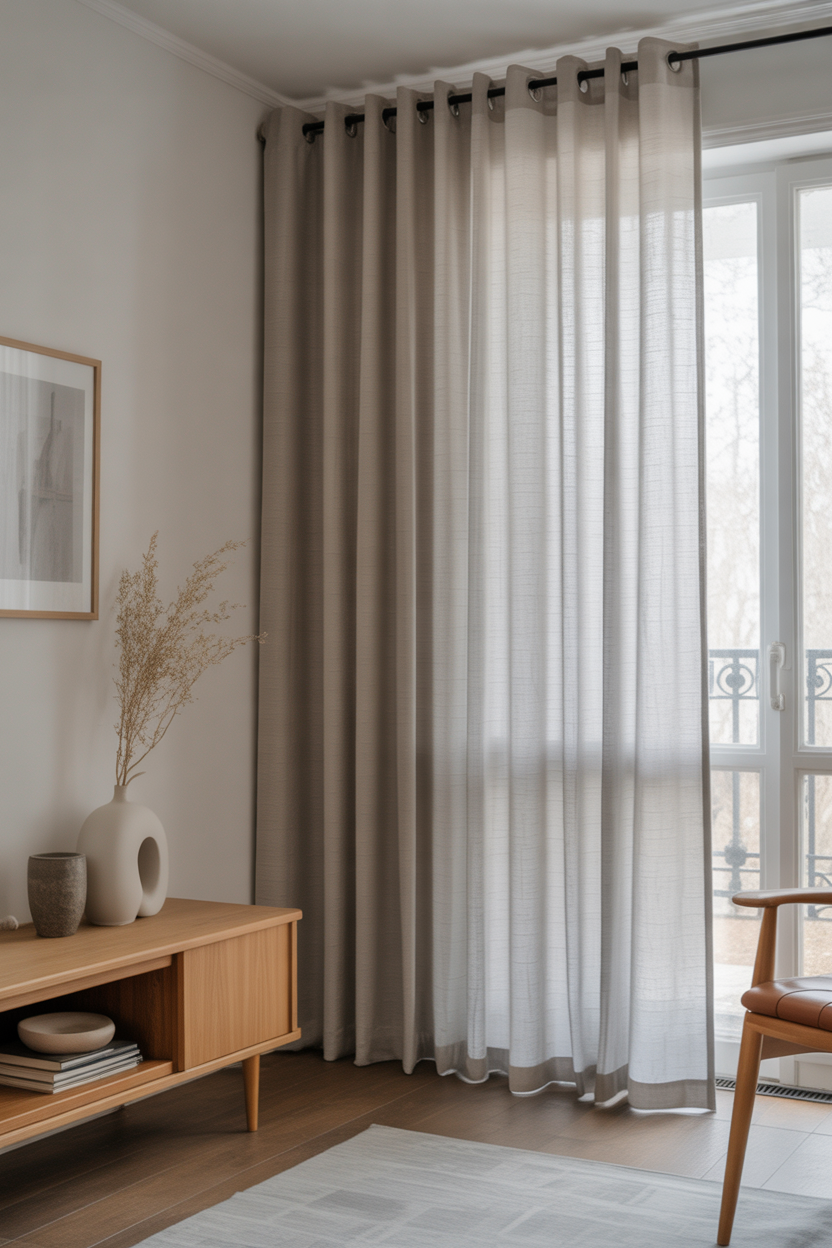 18 Soft Living Room Curtains Ideas That Bring Soft Luxury & Romance to Your Living Room