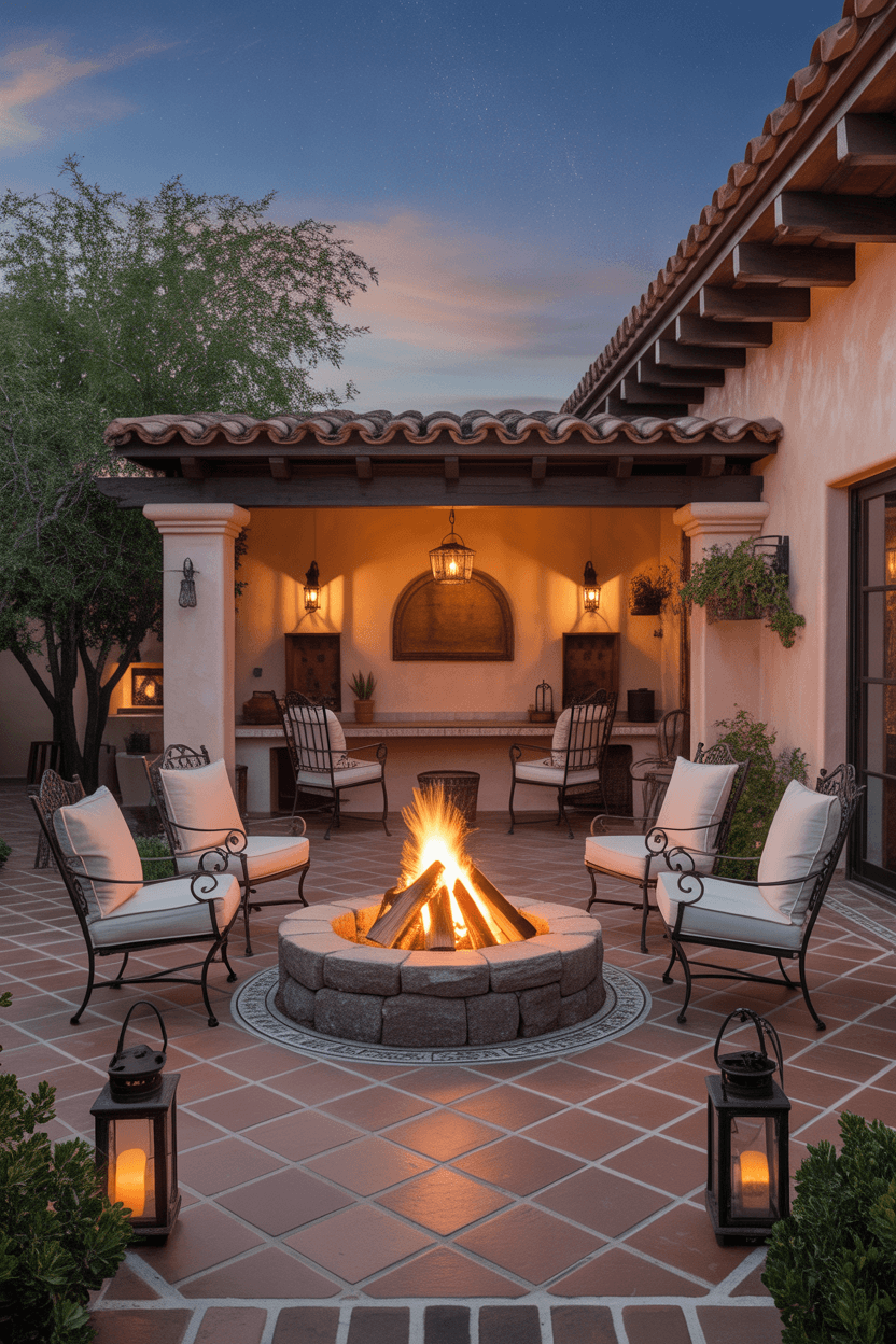 24 Dreamy Patio Ideas to Create a Hacienda Style Outdoor Escape