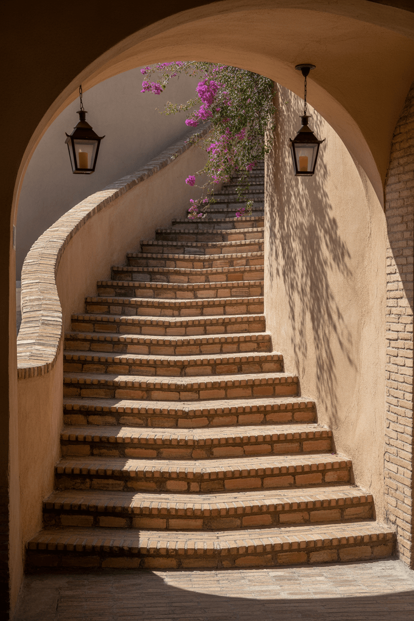 24 Hacienda Style Staircase Designs to Transform Your Home with Spanish Elegance
